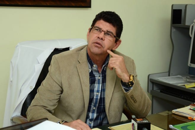 Serafín Guzmán, director del hospital Moscoso Puello.