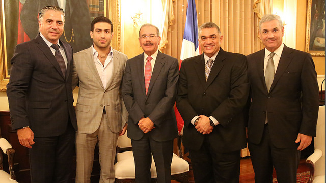 Los ejecutivos de Hard Rock Hotel fueron recibidos en el Palacio Nacional por el presidente Danilo Medina.