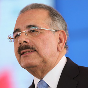 Danilo Medina, presidente de República Dominicana.