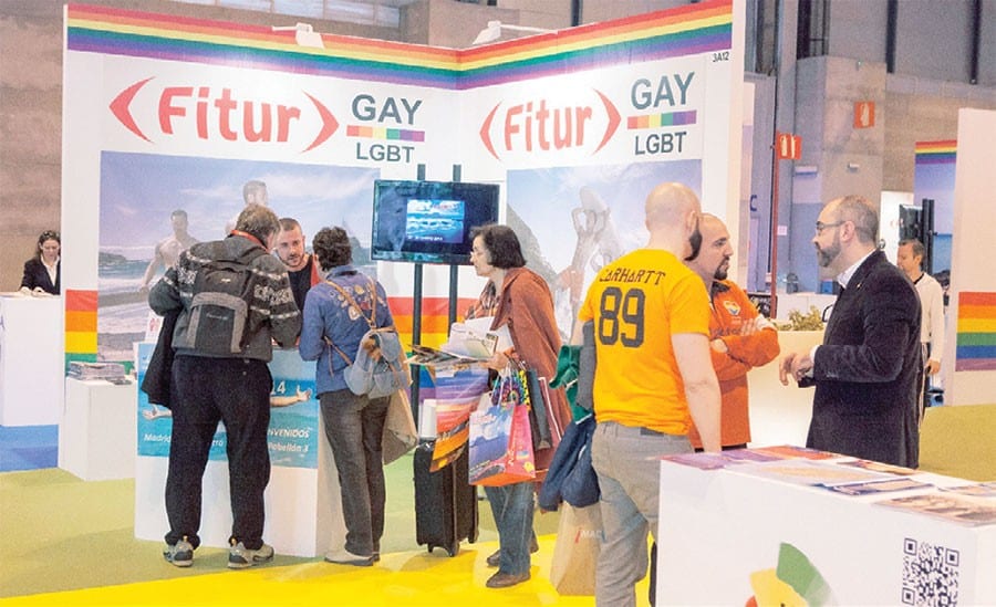 La Feria Internacional de Turismo de España (Fitur) incluyó desde hace cinco años un stand para el mercado gay.