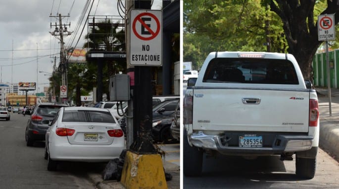 El estacionamiento de vehículos en áreas prohibidas es una de las violaciones más frecuentes.
